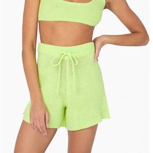 NWT WeWoreWhat Cozy Knit Sweater Shorts